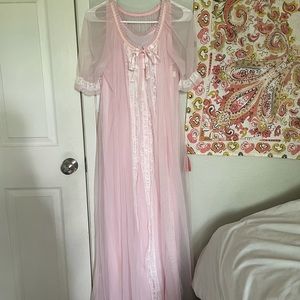 Baby pink Night Gown